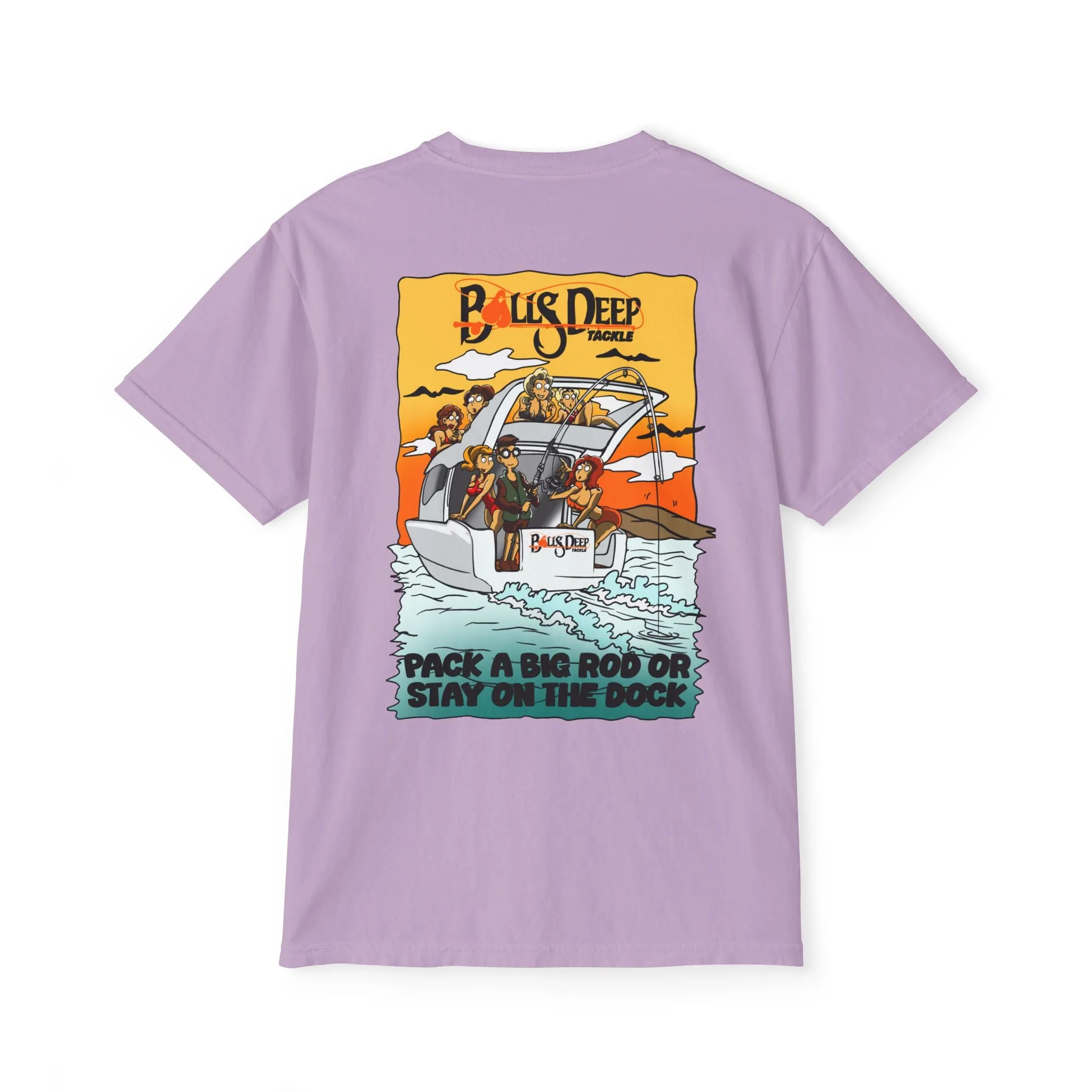 Balls Deep Tackle Signature Graphic Pocket Tee - ADULT (Comfort Colors)