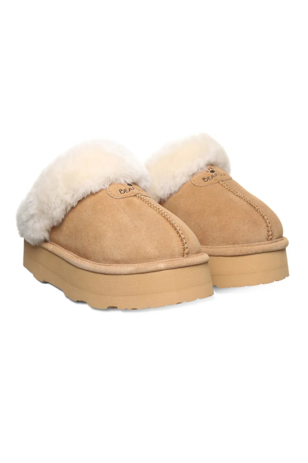 Bearpaw Retro Loki Slippers for Women in Iced Coffee Solid | 2487W-245 ICED COFFEE