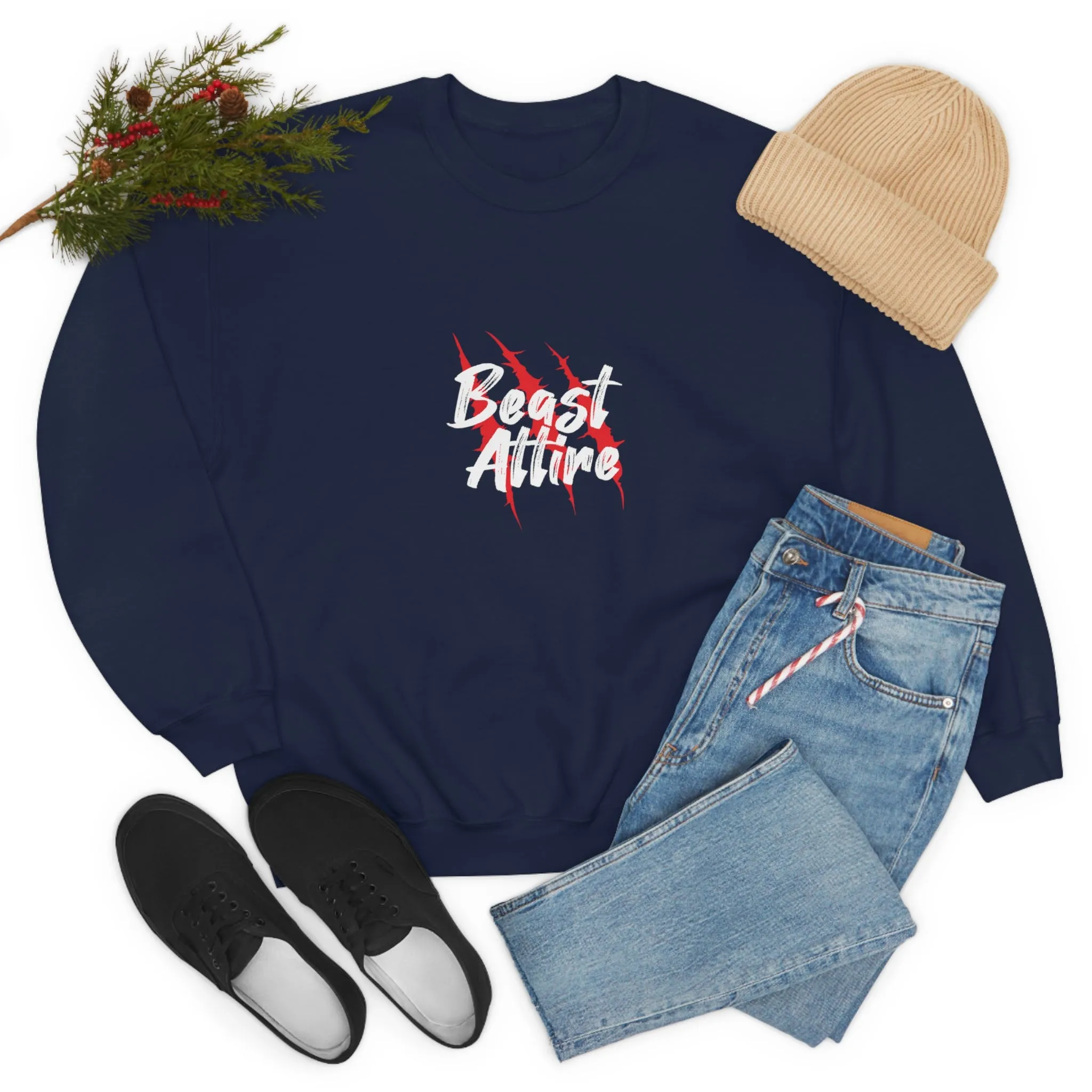 Beast Attire Dark Crewneck Sweatshirt
