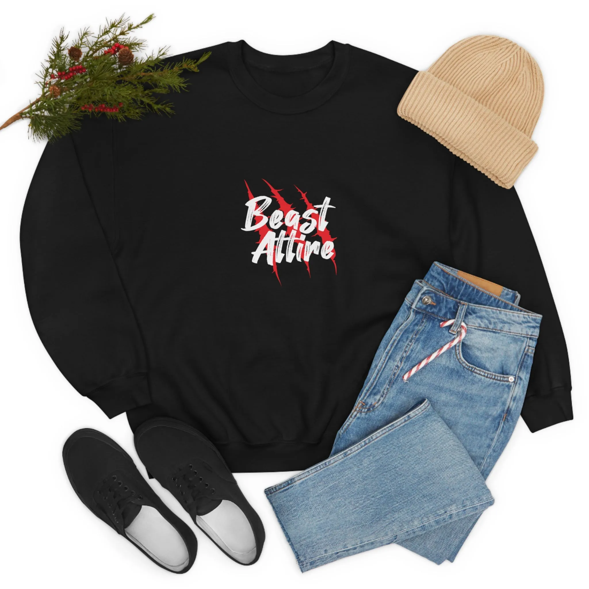 Beast Attire Dark Crewneck Sweatshirt
