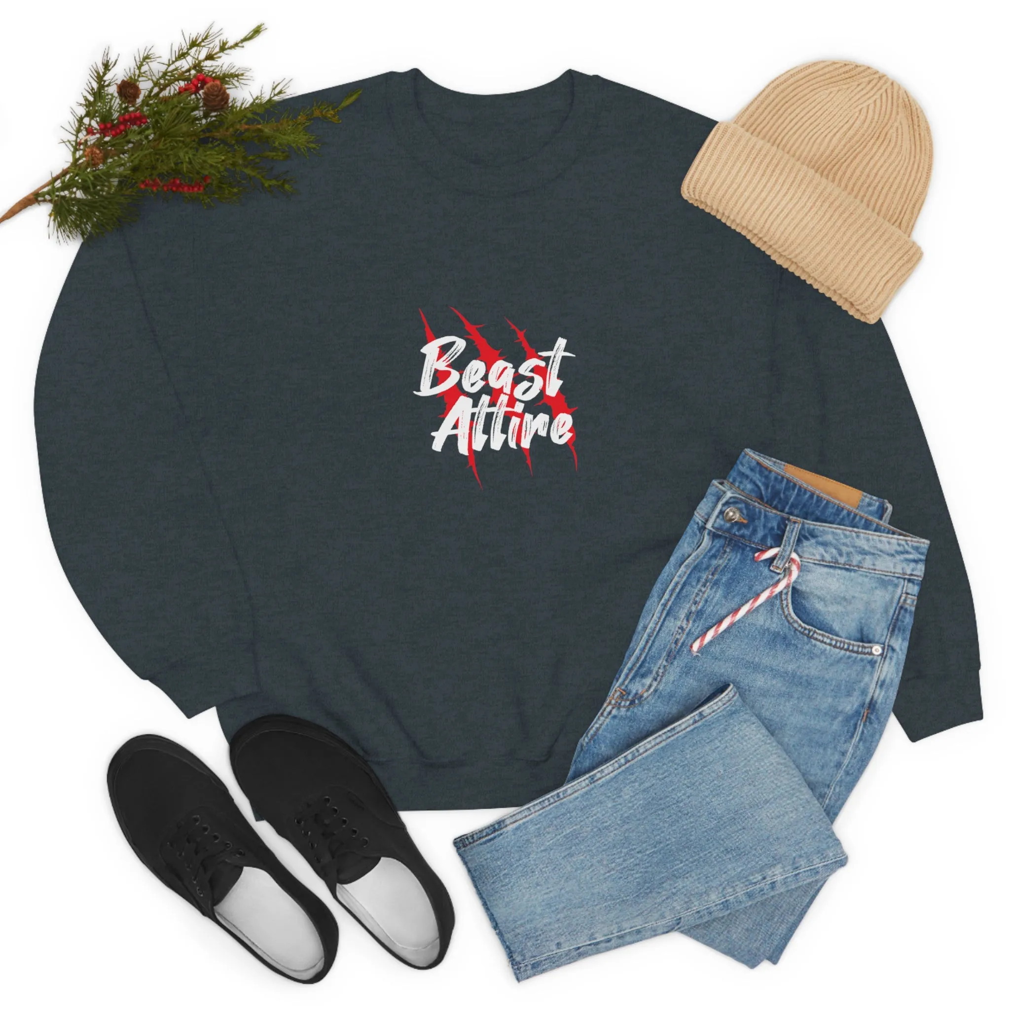 Beast Attire Dark Crewneck Sweatshirt