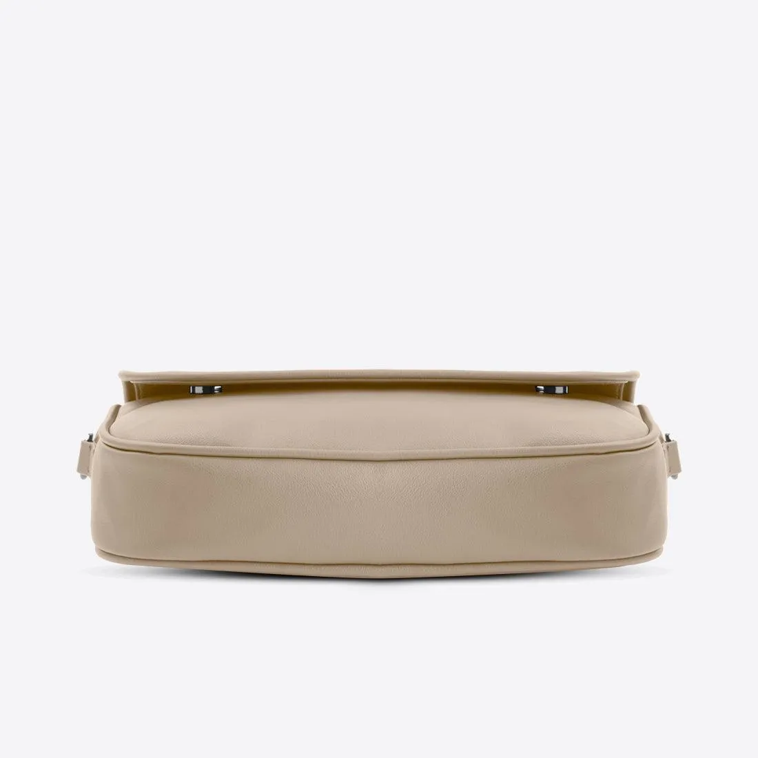 Beige Messenger Crossbody  Stipple Dots