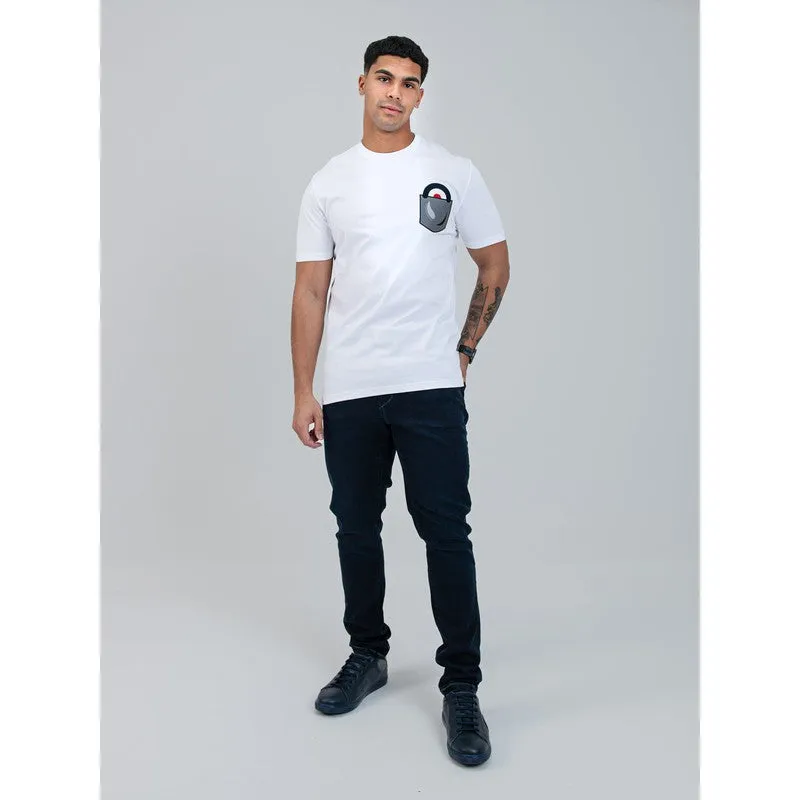 Ben Sherman - Chest Target On Pocket Embroidery Tee Shirt White