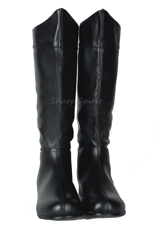 Black Comic SuperHero Men's Boots