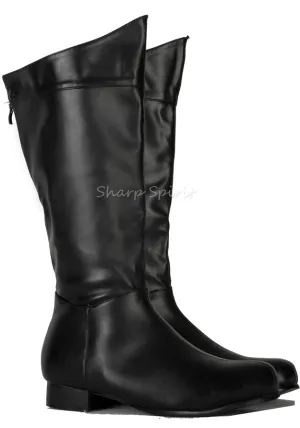Black Comic SuperHero Men's Boots
