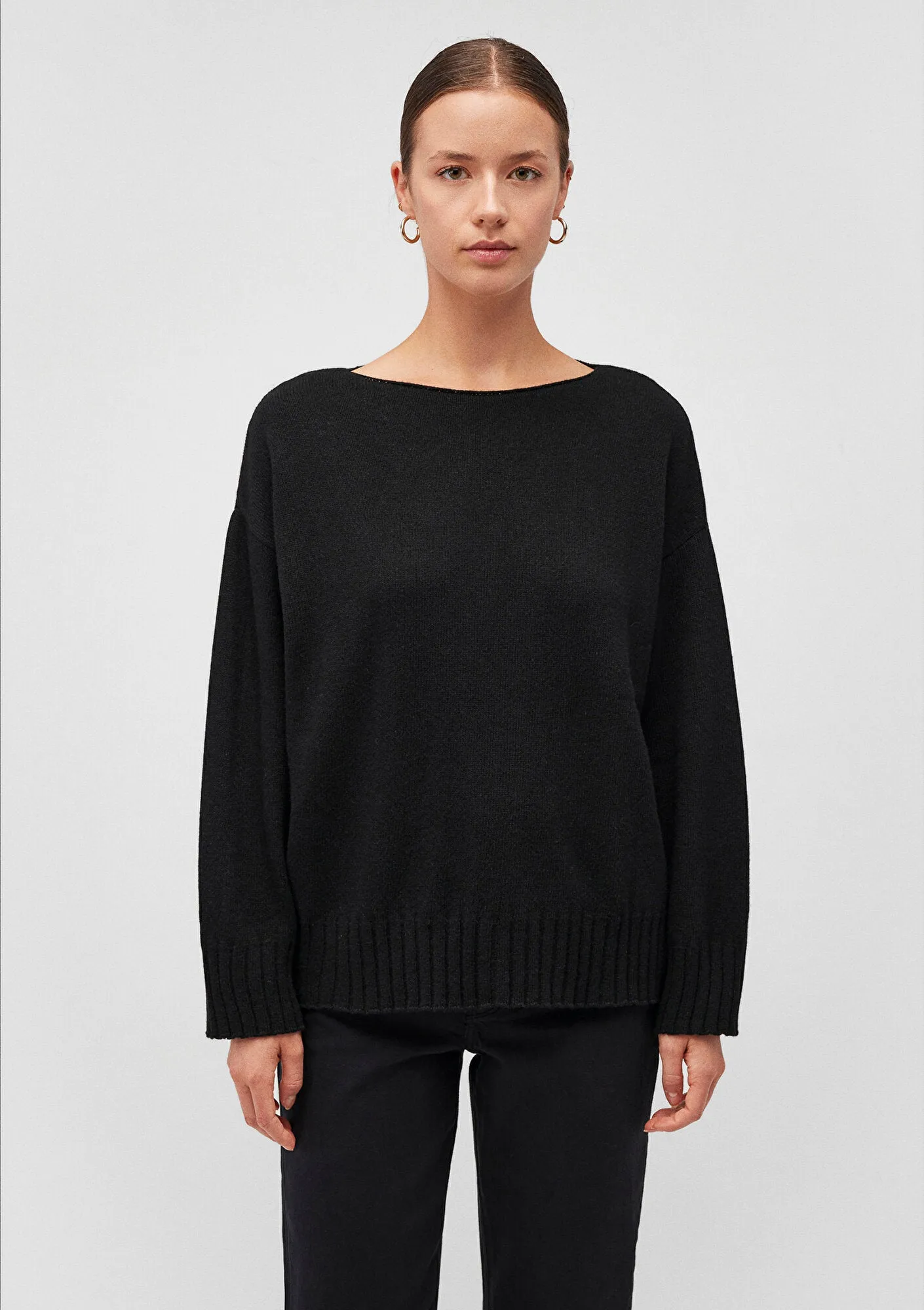 Black Crewneck Sweater