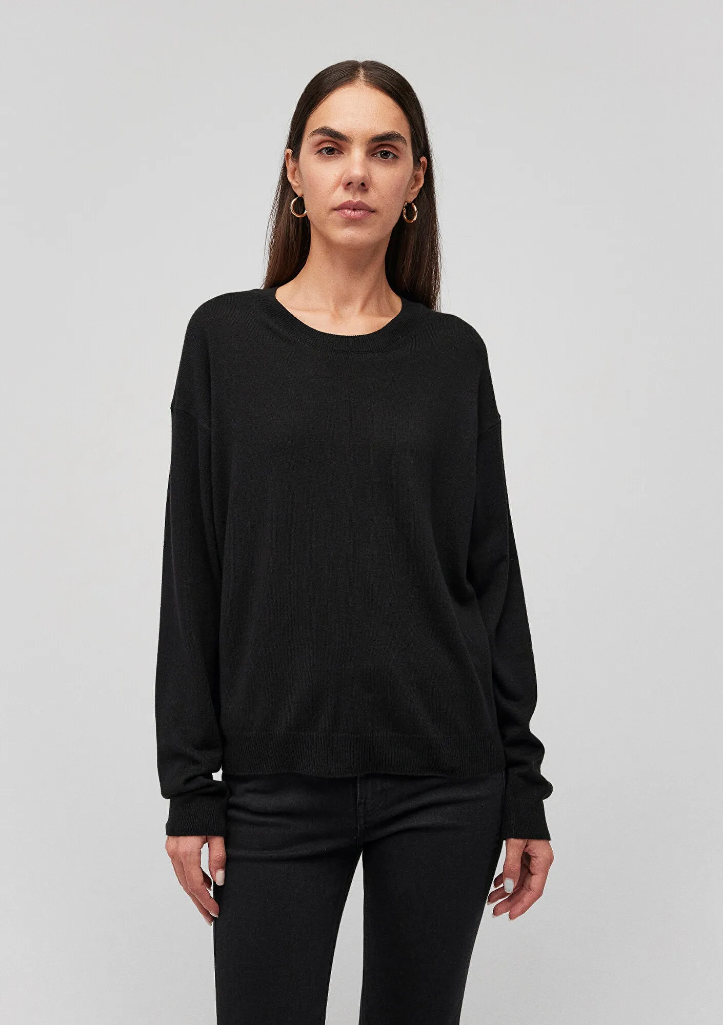 Black Crewneck Sweater