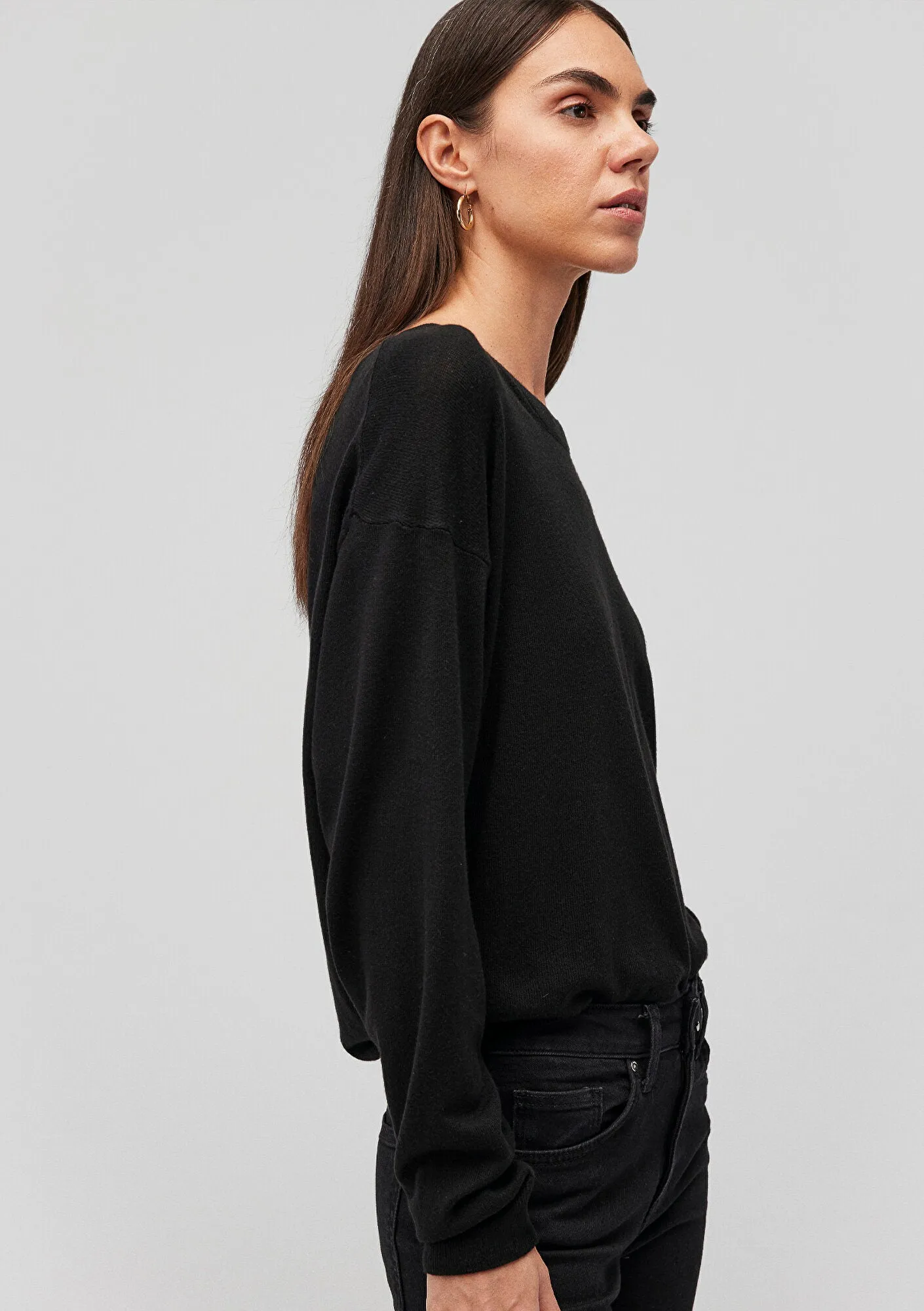Black Crewneck Sweater