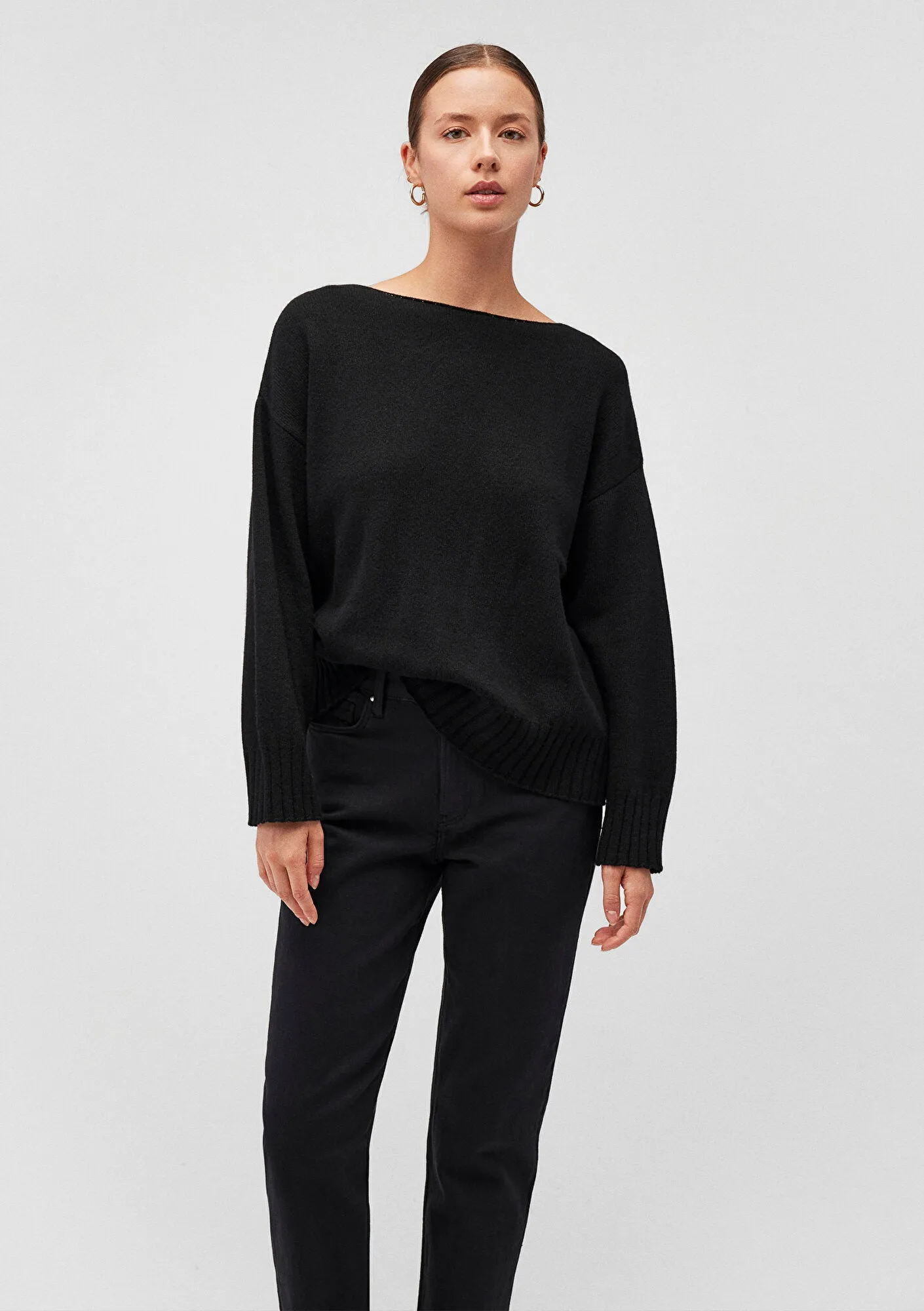 Black Crewneck Sweater