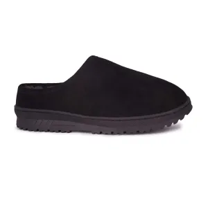 Black Unisex Clog Sheepskin Slipper by CLOUD NINE / RJS - Shoe Size Men 9-10-11-12-13-14