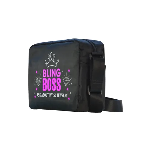 Bling Boss Messenger Bag Classic Cross-body Nylon Bag