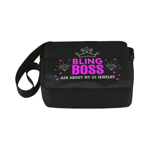 Bling Boss Messenger Bag Classic Cross-body Nylon Bag