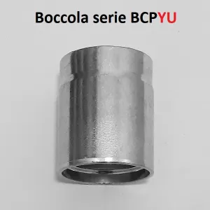 Boccola a Pressare Universale per Tubi  Oleodinamici R1AT/R2AT/1SN/2SN/2SC serie BCPYU