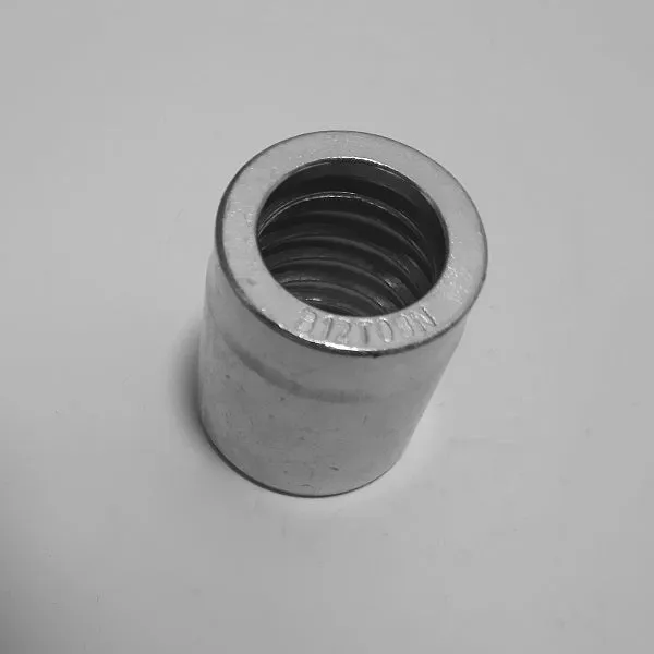 Boccola a Pressare Universale per Tubi  Oleodinamici R1AT/R2AT/1SN/2SN/2SC serie BCPYU