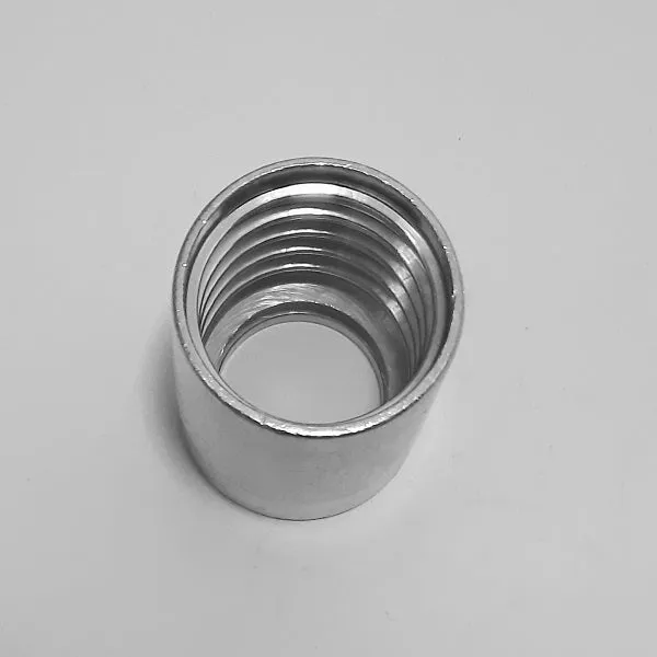 Boccola a Pressare Universale per Tubi  Oleodinamici R1AT/R2AT/1SN/2SN/2SC serie BCPYU