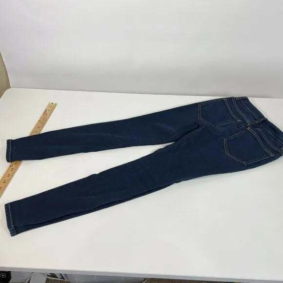 Boden Womens The Mayfair Modern Skinny Jeans Blue Petite 6 High Rise Dark Wash