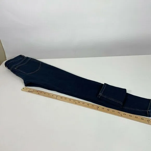 Boden Womens The Mayfair Modern Skinny Jeans Blue Petite 6 High Rise Dark Wash