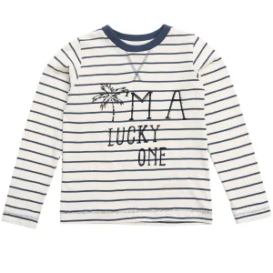 Boys Aslak Indigo Mood Striped Top