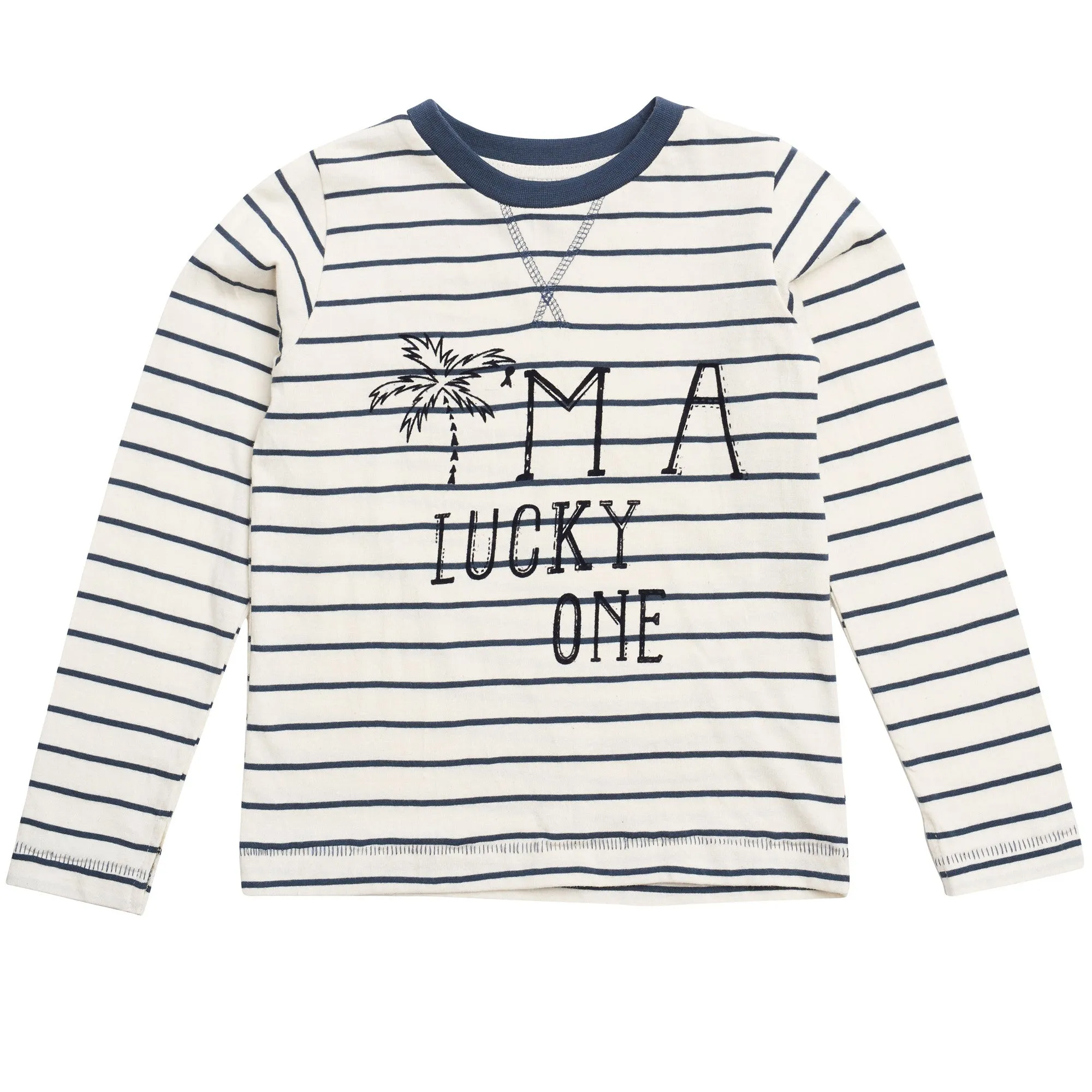 Boys Aslak Indigo Mood Striped Top