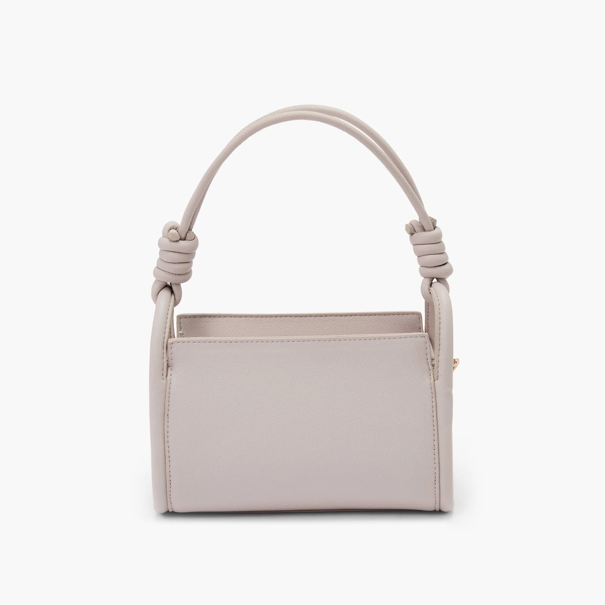 BRAIDED HANDLE STRUCTURED SATCHEL