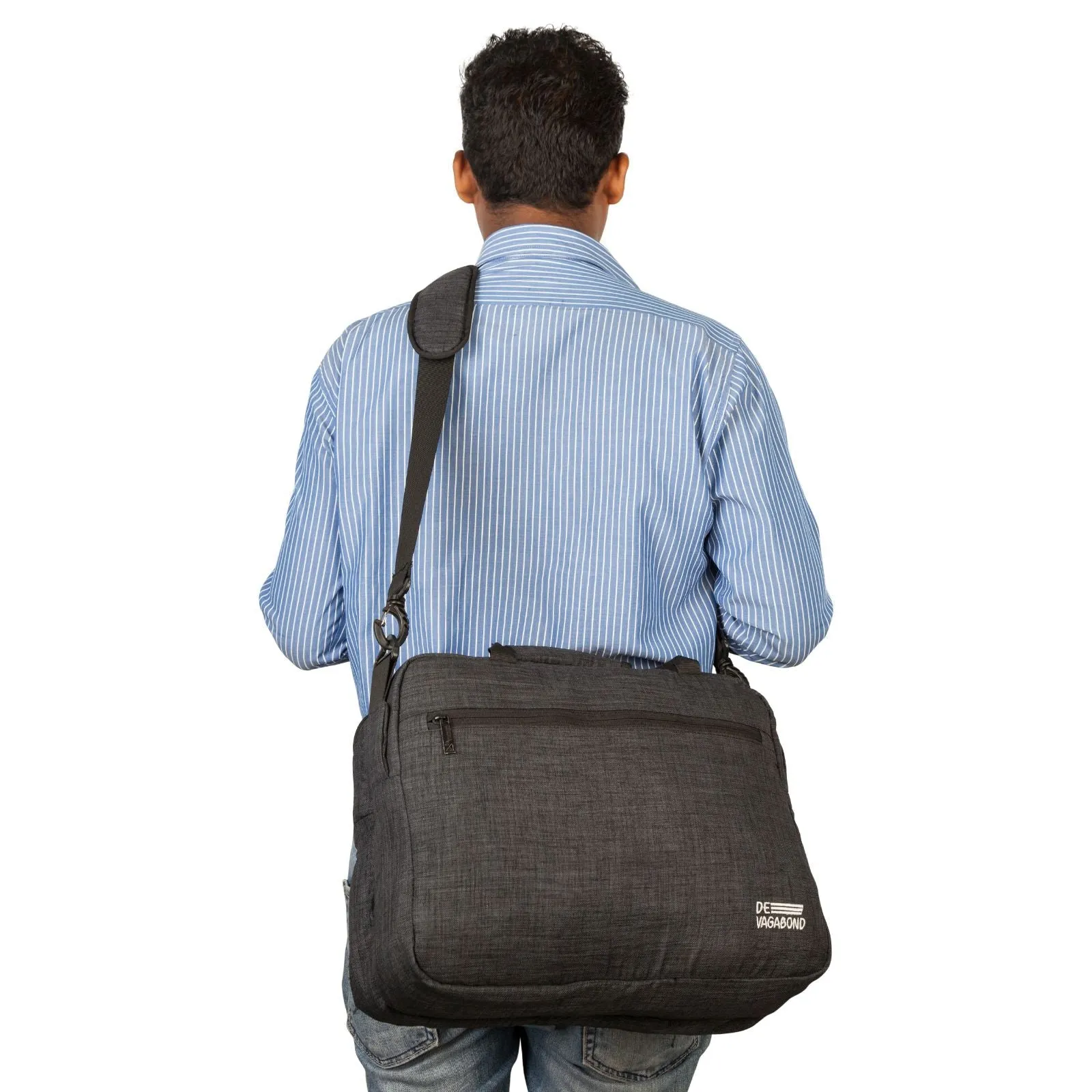 Brisk Sling Laptop Office Bag Black