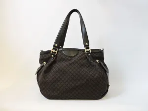 Brown Diamonte Shoulder Bag