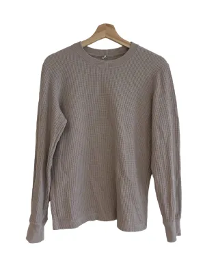 Brown Waffle Tee