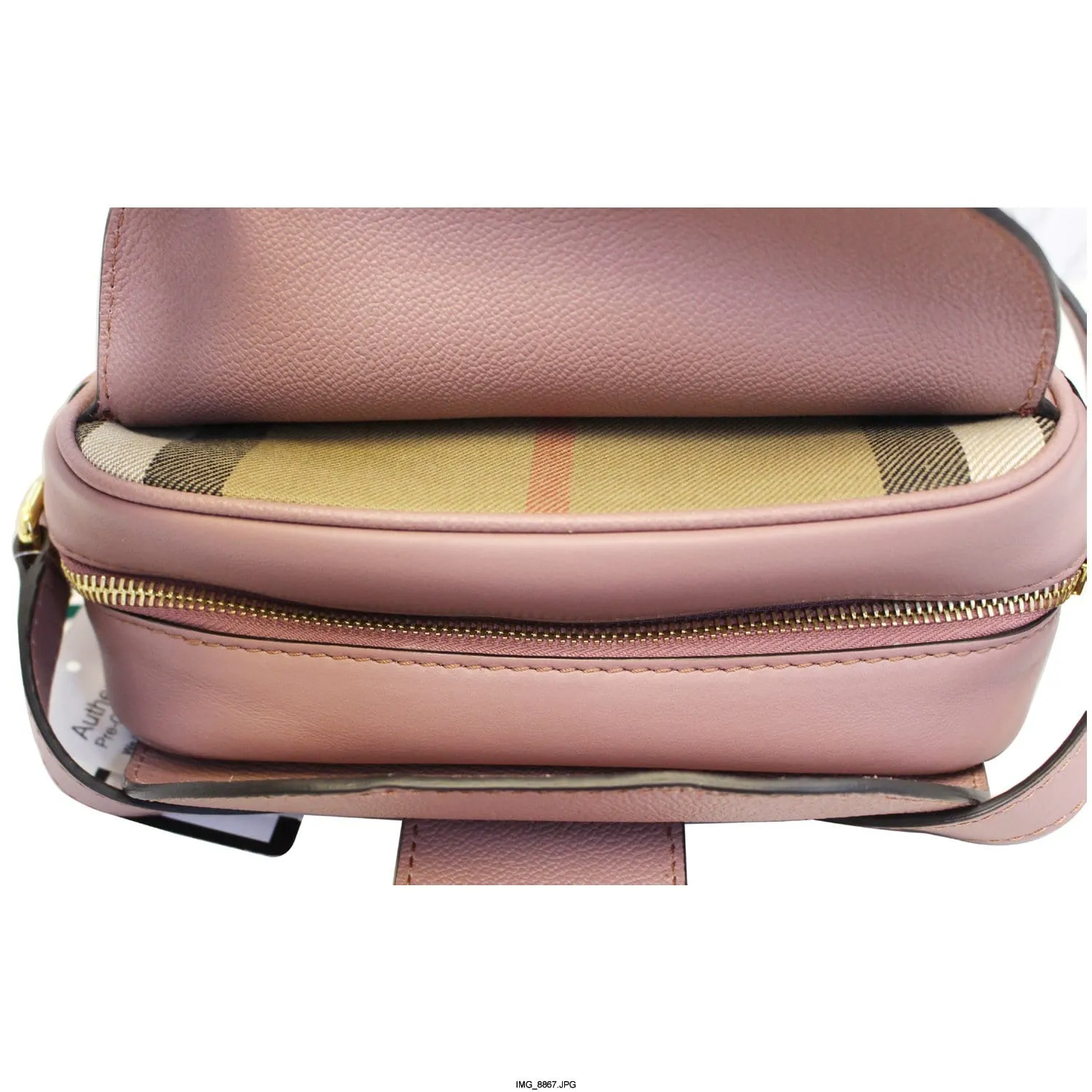 BURBERRY Medley Small Buckle Crossbody Bag Light Pink - 25% OFF