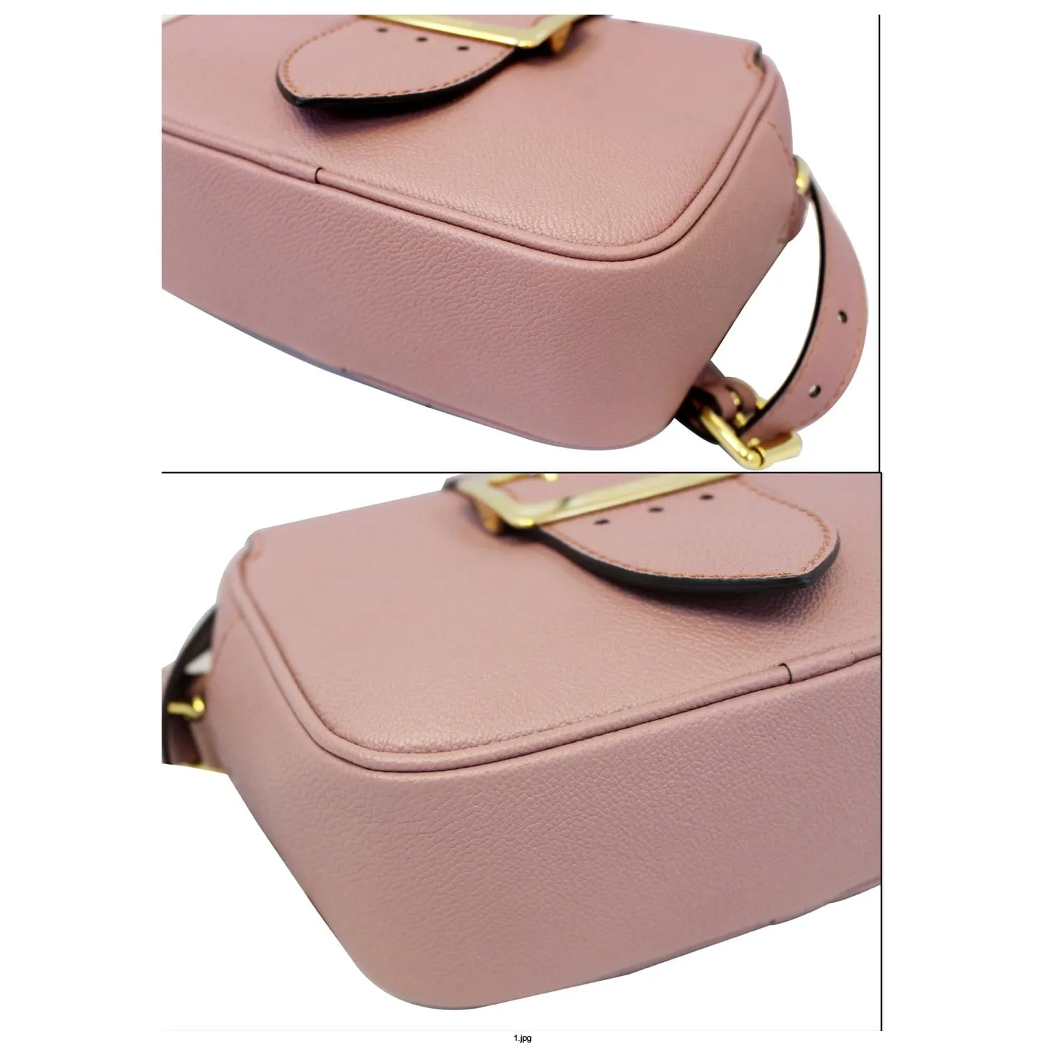 BURBERRY Medley Small Buckle Crossbody Bag Light Pink - 25% OFF