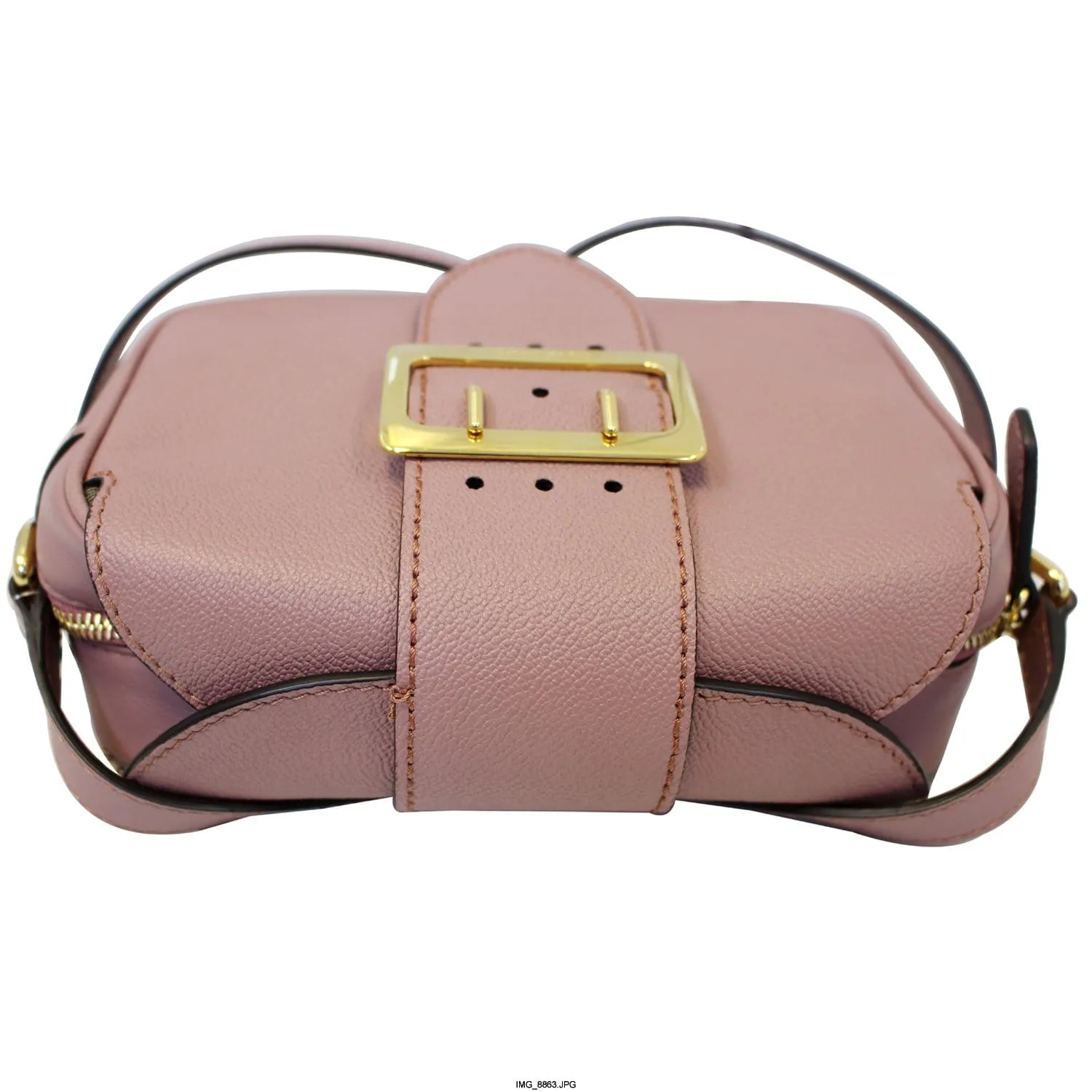 BURBERRY Medley Small Buckle Crossbody Bag Light Pink - 25% OFF