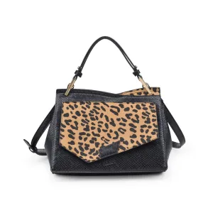 Camila Leopard Satchel