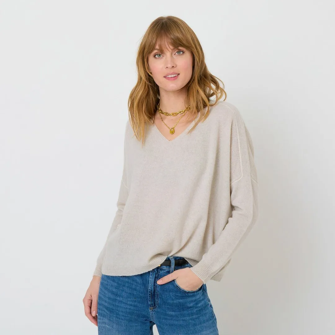 Camille V Neck Sweater