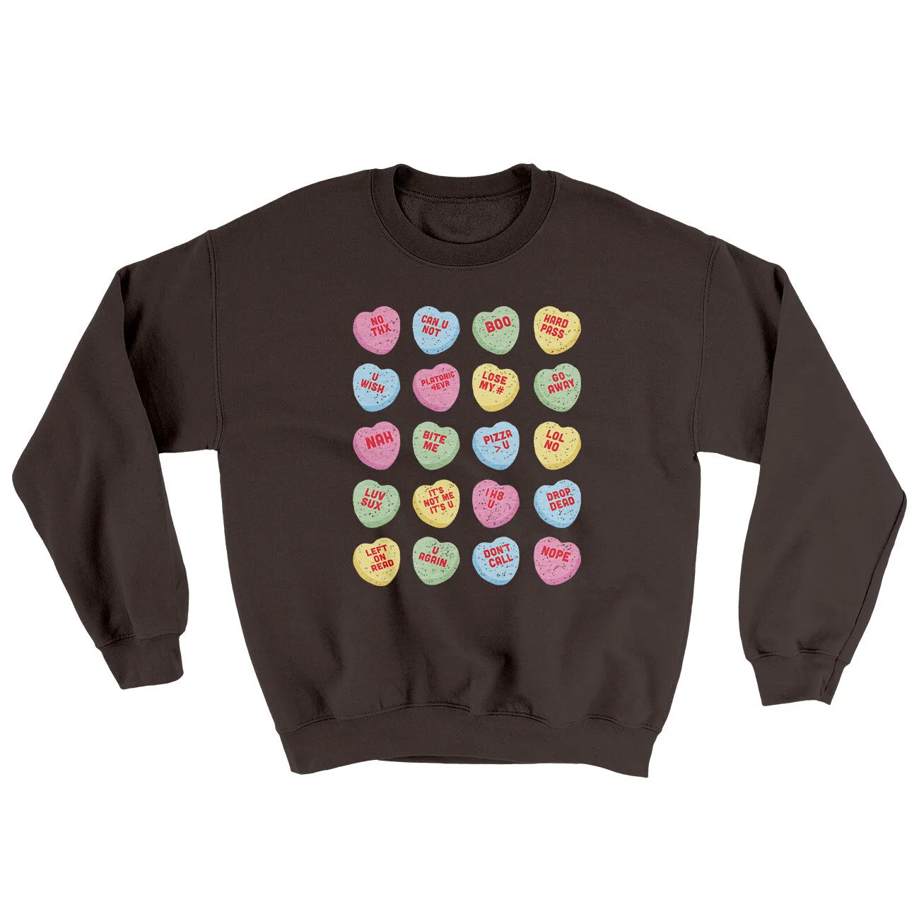 Candy Heart Anti-Valentines Ugly Sweater