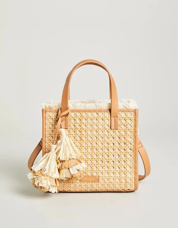 Cane Dune Satchel Pecan  Style: 381626