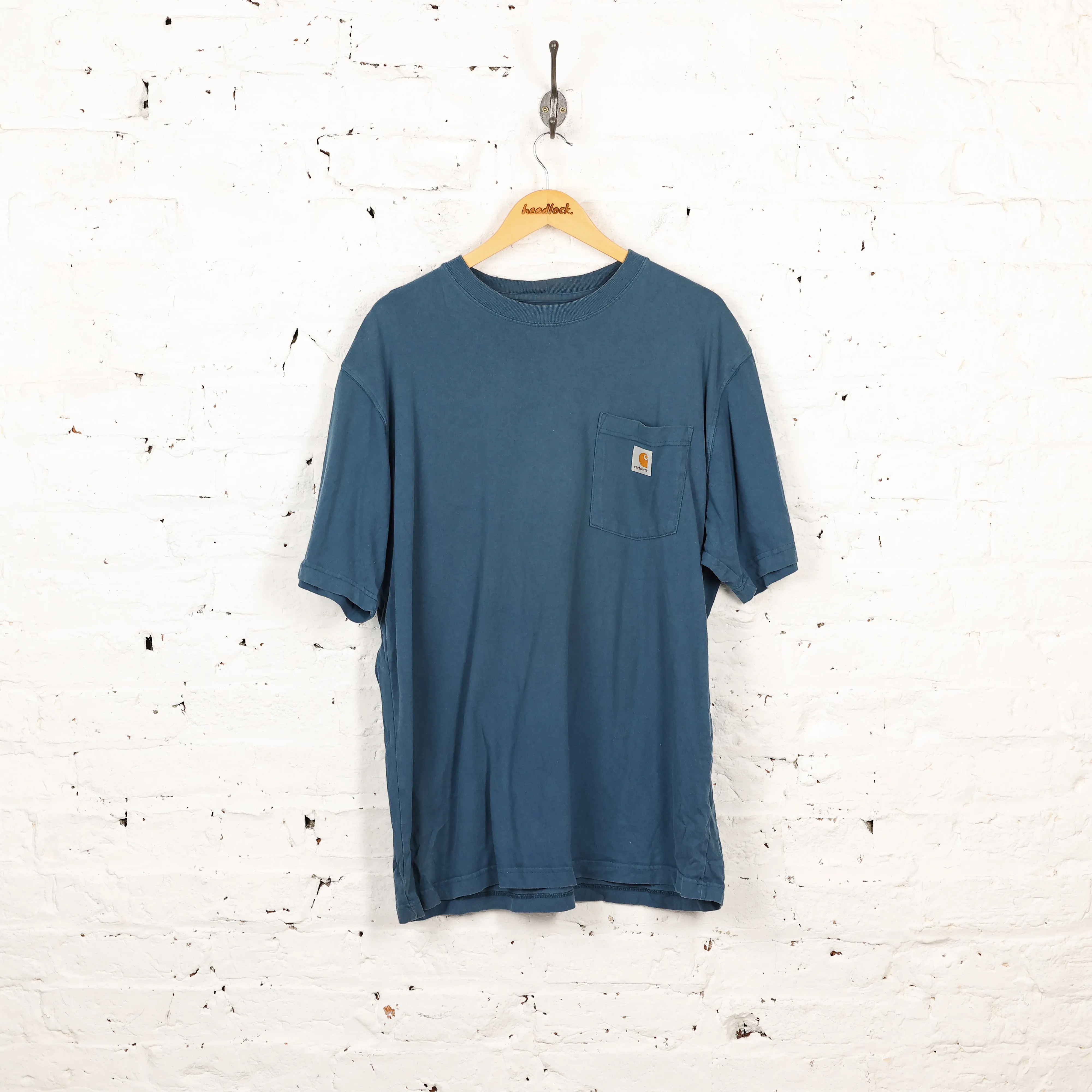 Carhartt Original Fit Pocket T Shirt - Blue - L