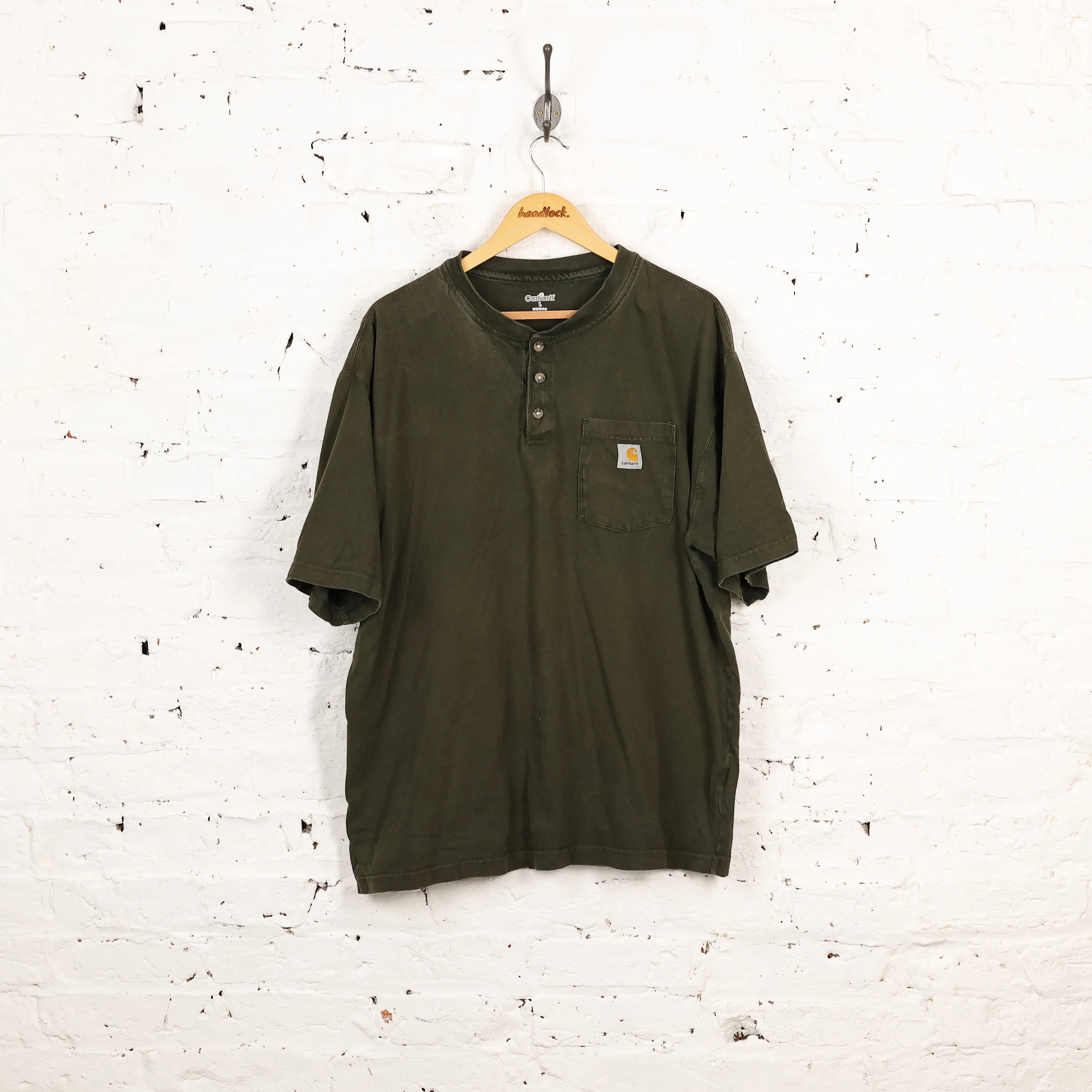 Carhartt Pocket T Shirt - Green - L
