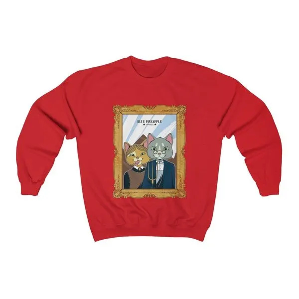 Cat portrait Crewneck Sweatshirt