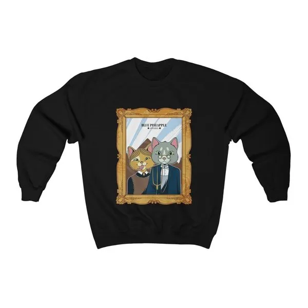 Cat portrait Crewneck Sweatshirt