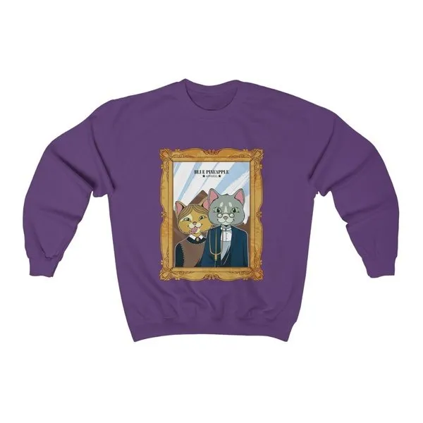 Cat portrait Crewneck Sweatshirt