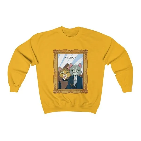 Cat portrait Crewneck Sweatshirt