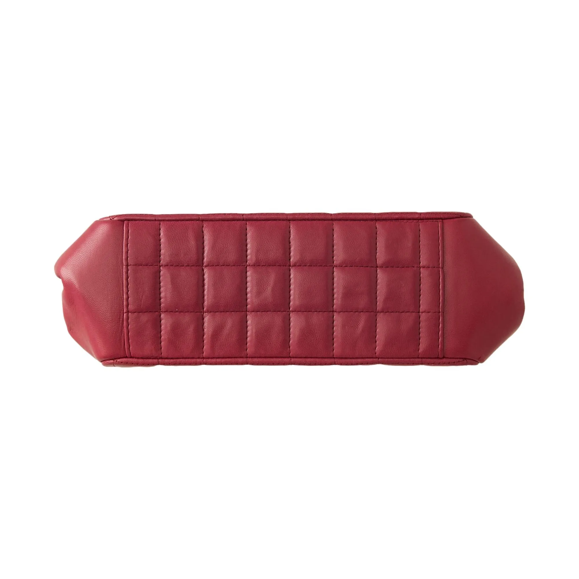 Chanel Purple Quilted Logo Shoulder Bag