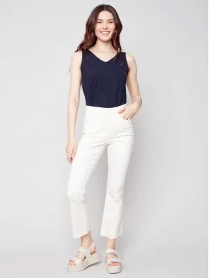 Charlie B. Bootcut Twill Ankle Jean