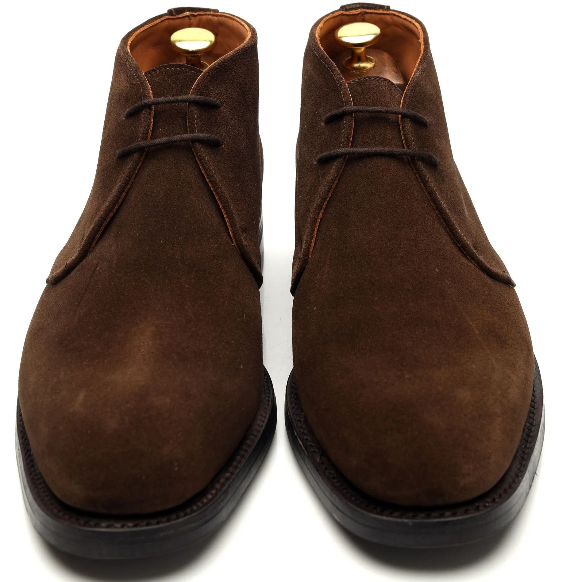 'Chesham' Brown Suede Chukka Boots UK 8