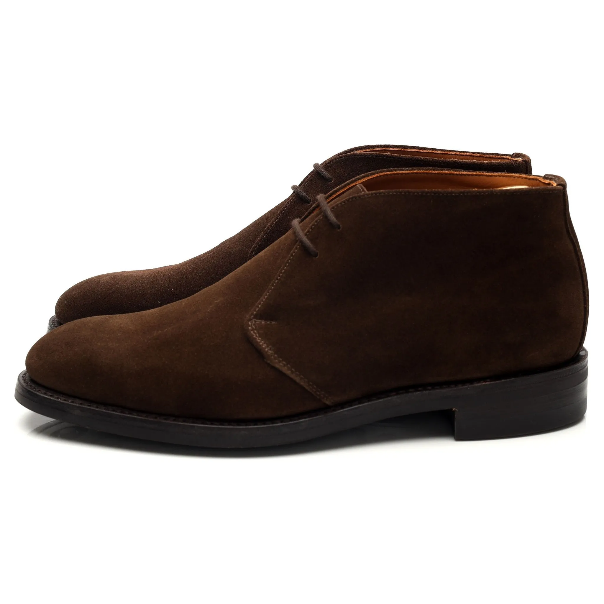 'Chesham' Brown Suede Chukka Boots UK 8