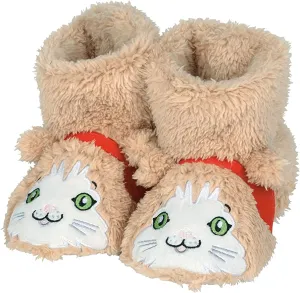 Child Cat Fuzzy Slippers, Size Large 11-12