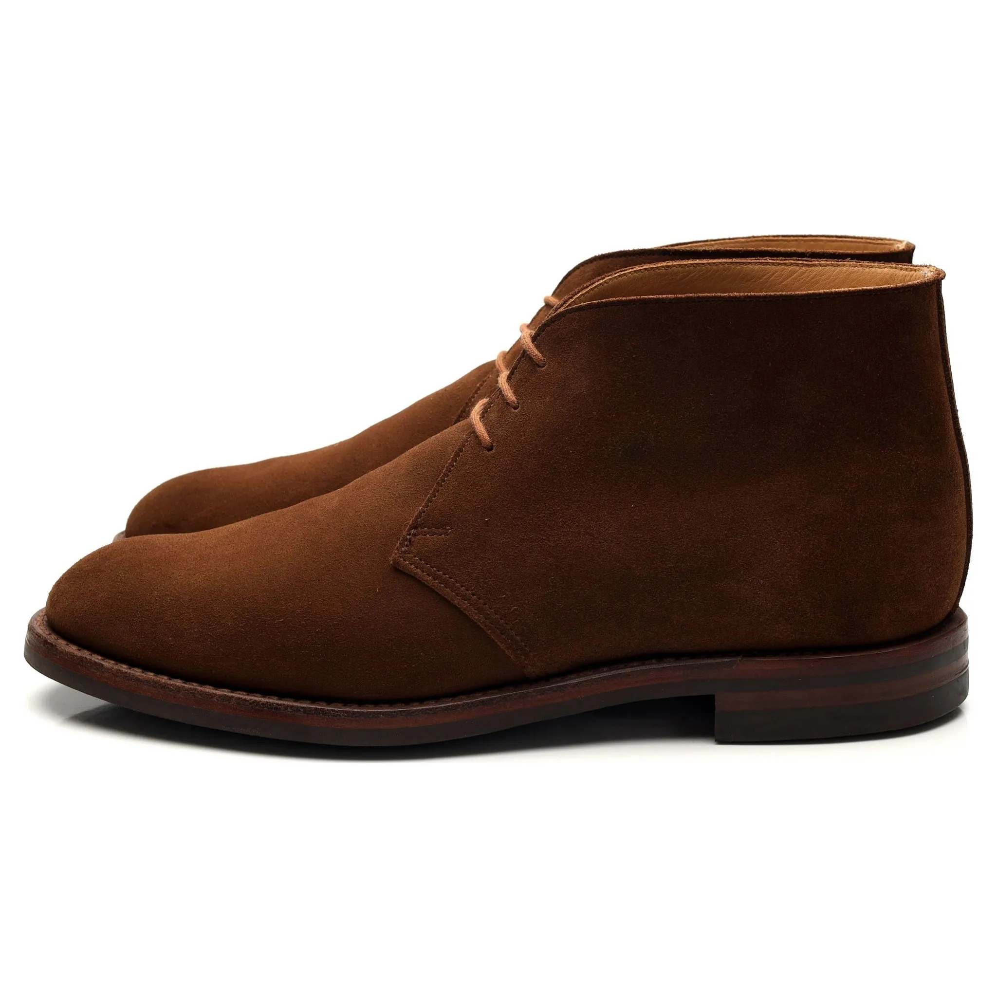 'Chiltern' Snuff Brown Suede Chukka Boots UK 9 E