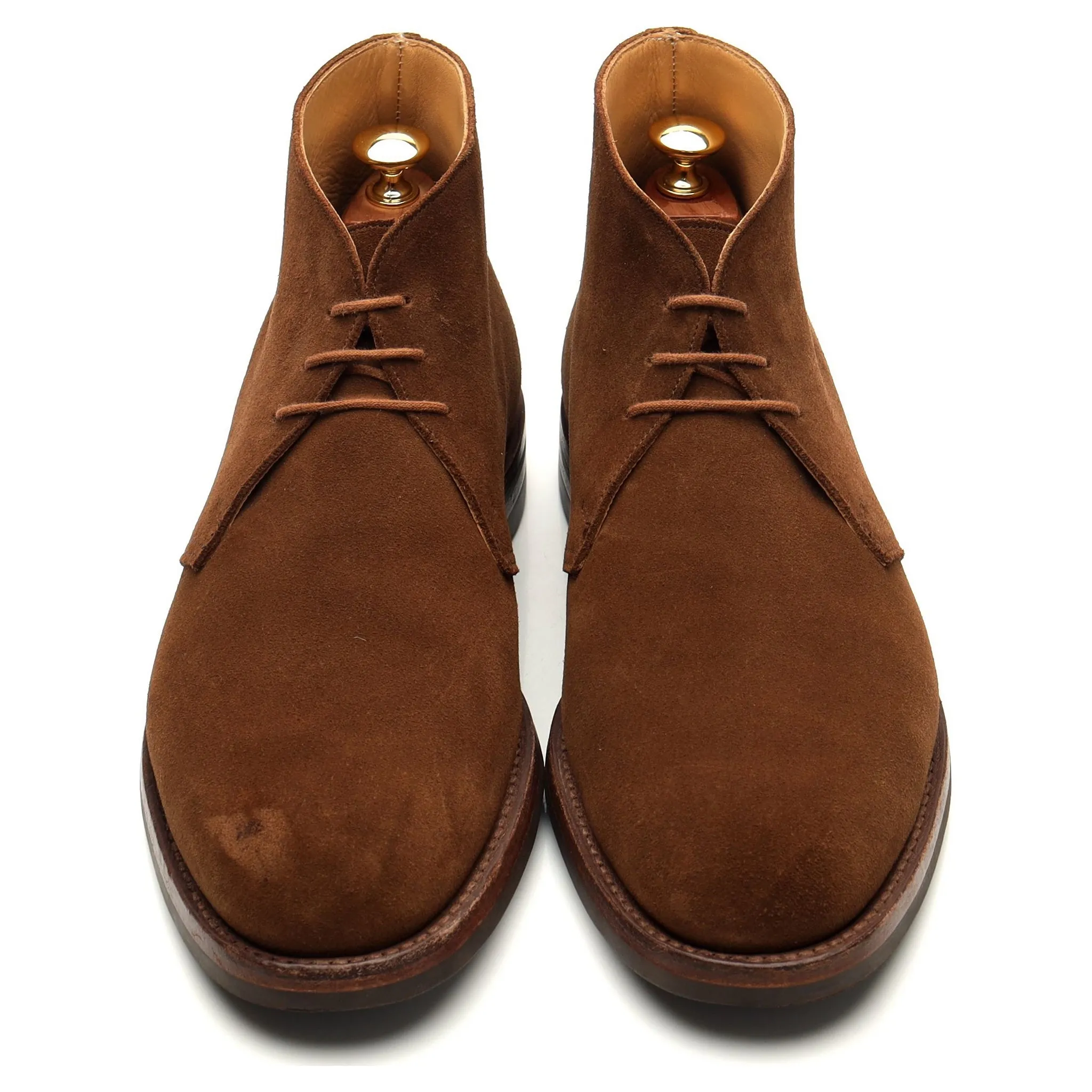 'Chiltern' Snuff Brown Suede Chukka Boots UK 9 E