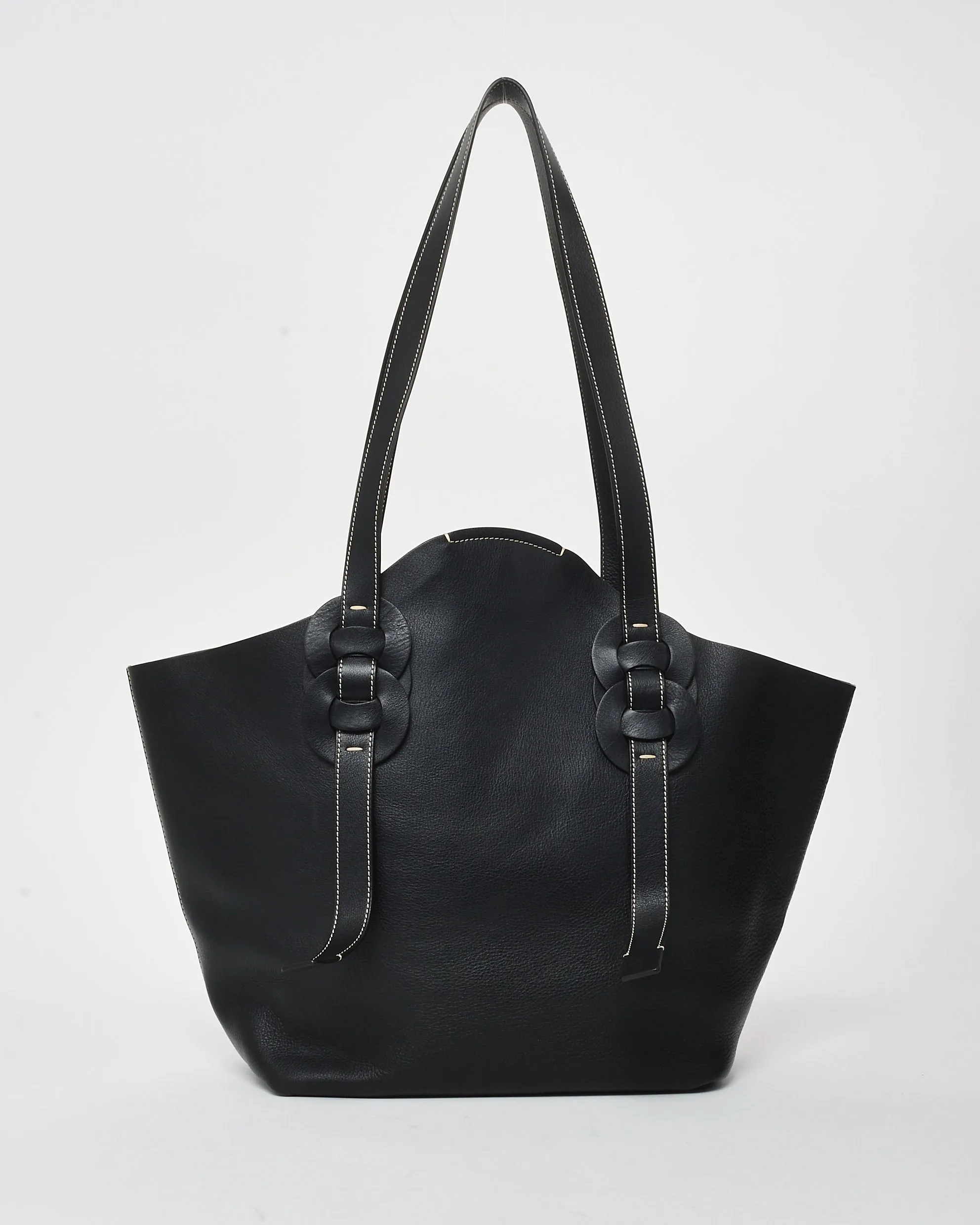 Chloe Black Leather Darryl Shoulder Bag