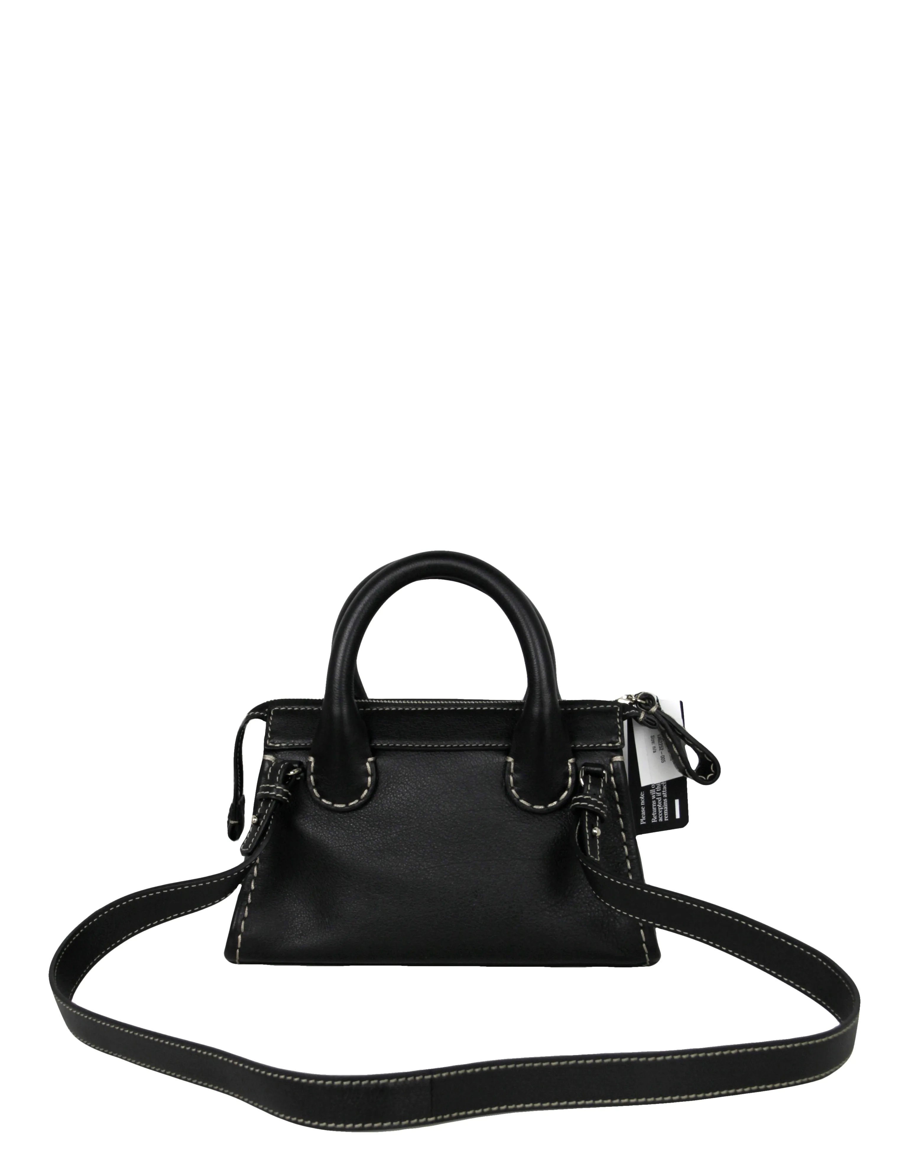 Chloe NWT Black Leather Mini Edith Crossbody Bag