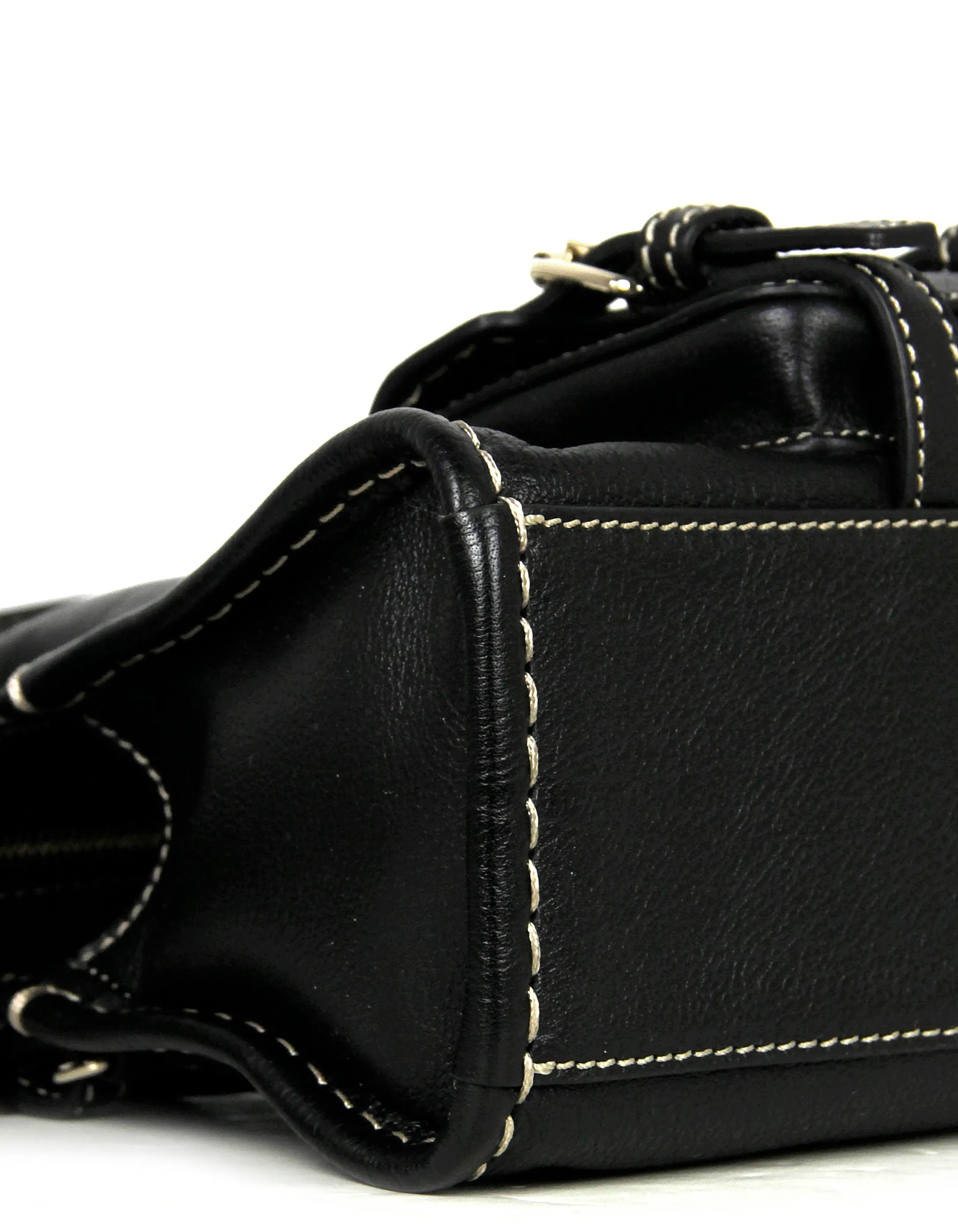 Chloe NWT Black Leather Mini Edith Crossbody Bag